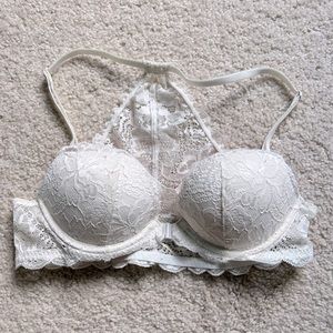 VS pink Lace Push Up Bra